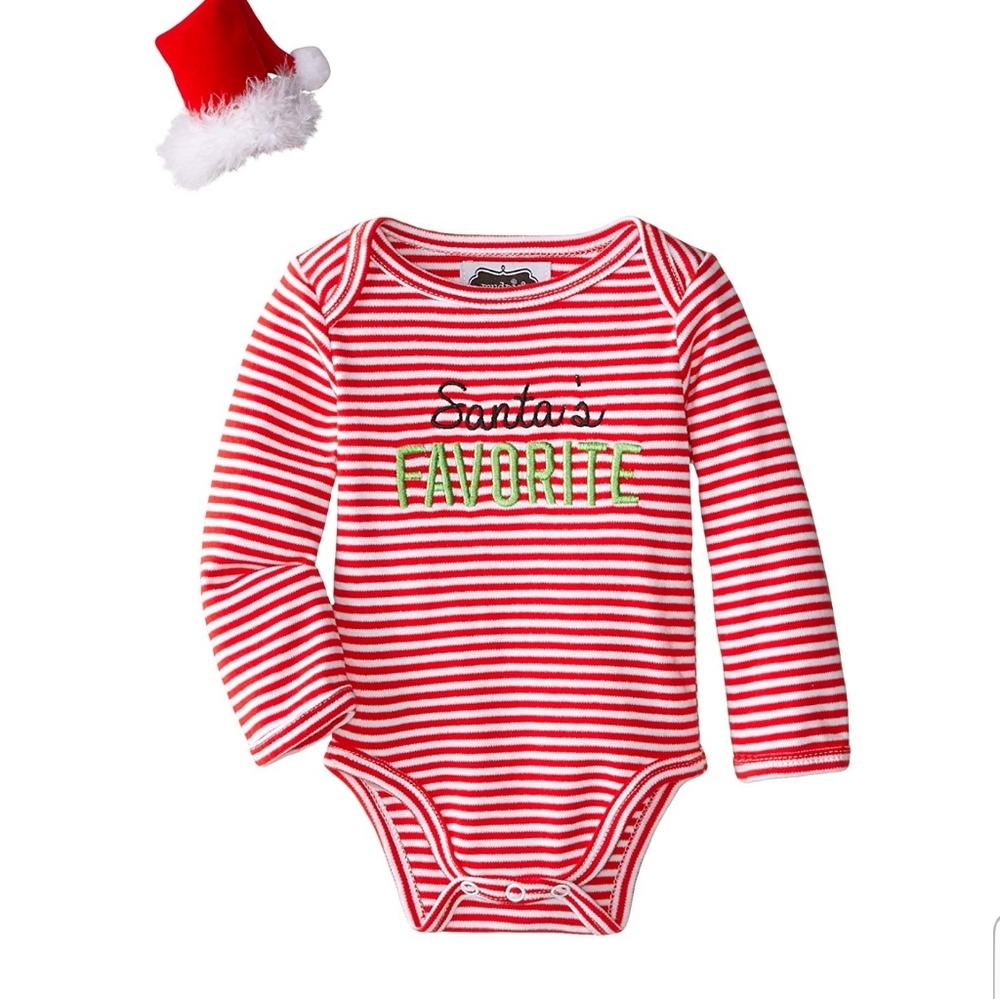 🌲🔸️MUDPIE BABY 🔸️🌲 MASON JAR CHRISTMAS OUTFIT